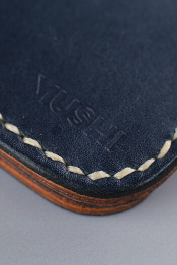 Imported full grain leather long wallet with Turkish hand-painted art for men and women