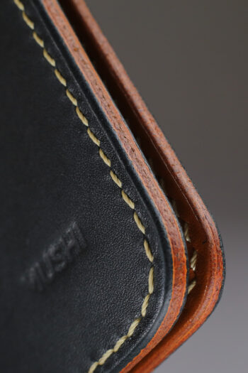 Imported genuine leather minimalist design wallet with 4 slots and pull out strap in Pakistan