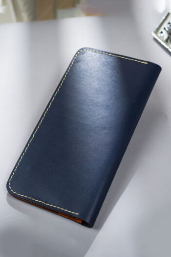 Bi fold ART Wallets Prepared By MUSHI (blue)