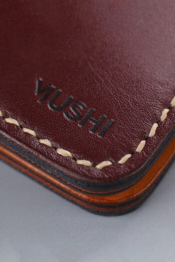 Prepared By MUSHI with handmade stitched on Burgundy