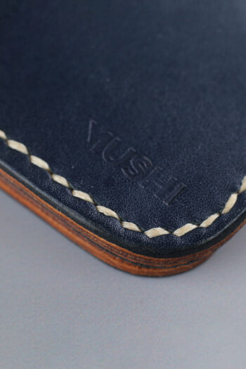 Prepared By MUSHI with handmade stiched on Blue