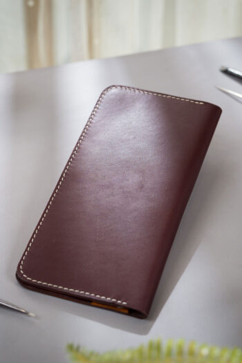 Long ART Wallets Prepared By MUSHI (burgundy)