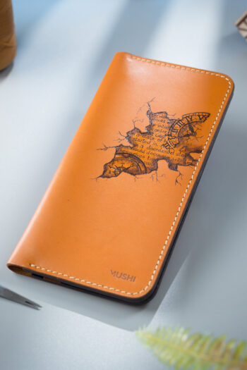 Handmade MUSHI Wallets in Genuine Leather in Pakistan