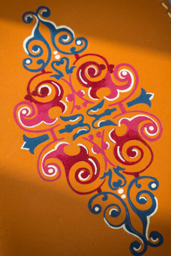 Handmade best leather art on wallet in Pakistan by MUSHI