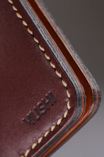 Genuine Brown Leather Wallet Prepared By MUSHI