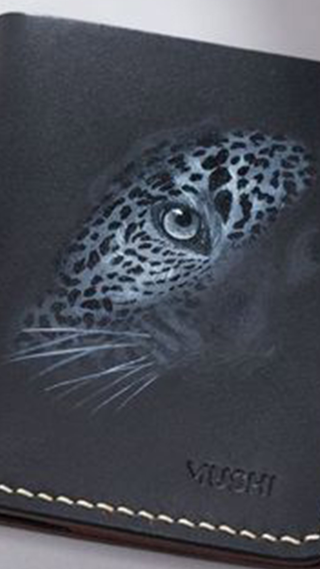 Genuine Compact Full Grain Black Leather Wallet Prepared By MUSHI