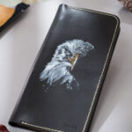 Eagle vision ART on MUSHI Long wallet by MUSHI