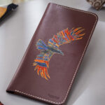 Eagle vision ART on MUSHI Long wallet by MUSHI