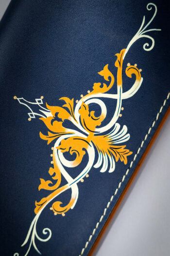 Best handmade wallets for you blue with betta fish ART